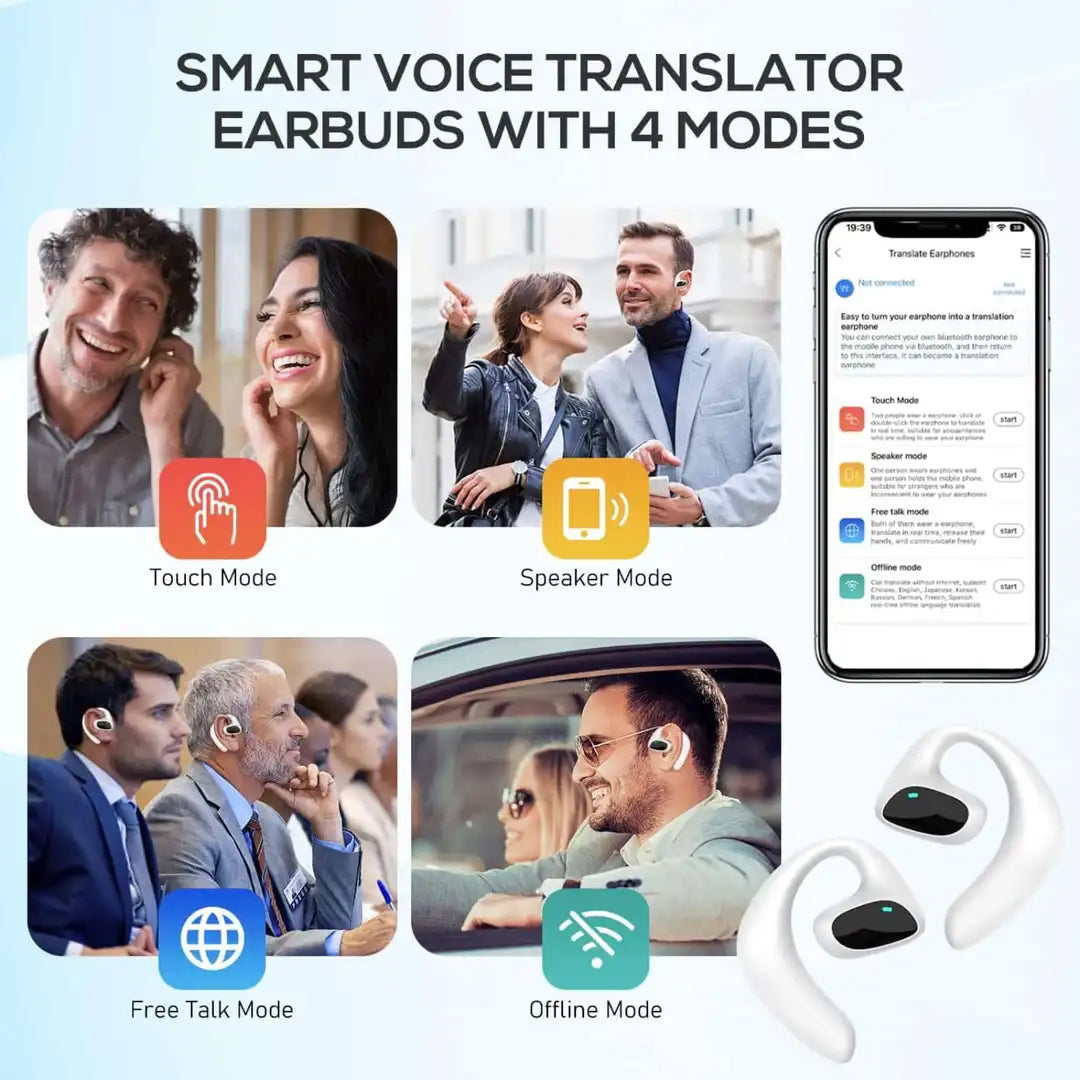 AilyMur v2 (2025) Translator Earbuds